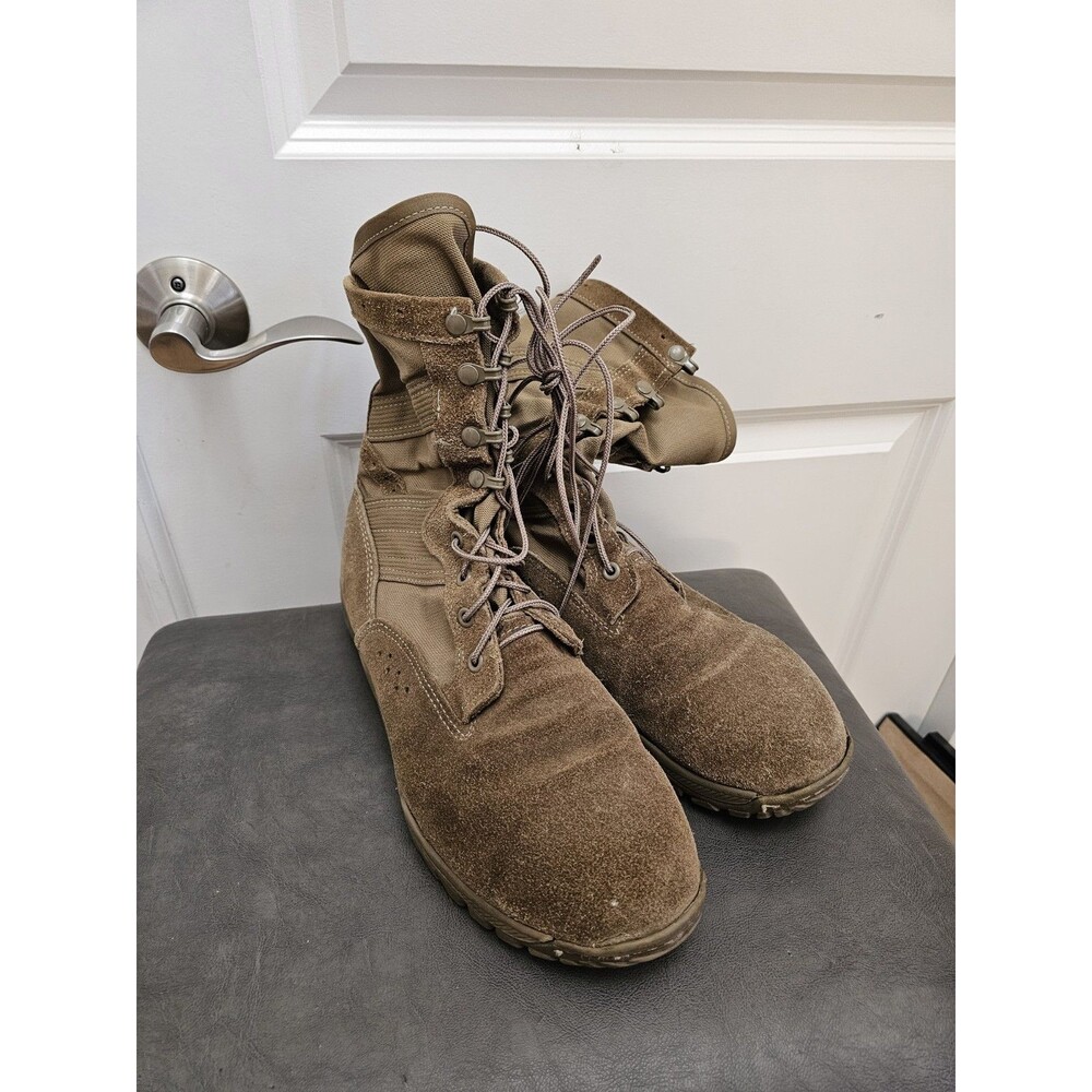 Belleville C320 Men's Coyote Brown Suede Tactical Combat Boots Size 11 W Wide